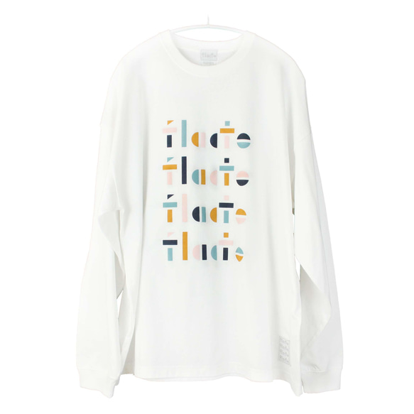 【ロングTシャツ】flacte logo long-sleeve shirt 2枚目の画像