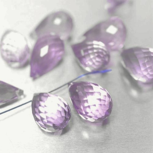 希少！14kgfピンクアメジストブレッドカット ピンク アメジストの ブレスレット ・/ 14kgf | iichi 日々の