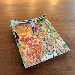 着物リメイク　ギフト　iPadケース　和装小物　大正ロマン　帯封筒ケース（2種）【色変更可能】 7枚目の画像