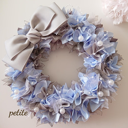 再販レースリボンのホワイトリース リース toriwreath 通販