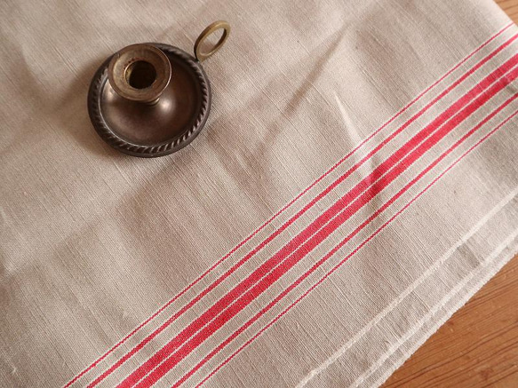 夏にぴったり　ドイツマングルクロス　麻100%ラグ 夏にぴったりドイツマングルクロス麻100%ラグ