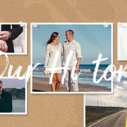 思い出に残る結婚式のプロフィールムービー 2枚目の画像