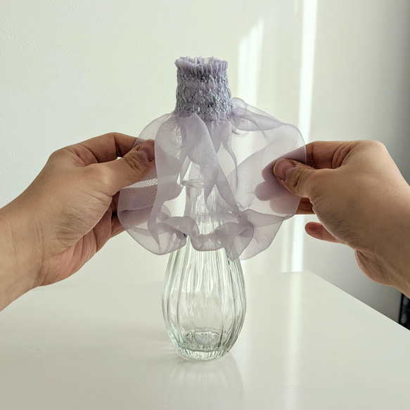 花瓶のドレス（ニュアンスパープル） 3枚目の画像