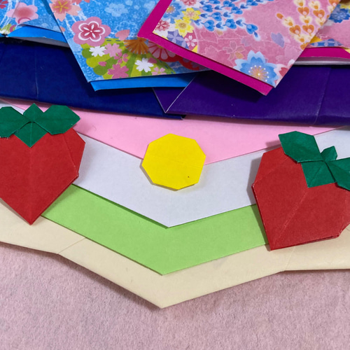 折り紙リース＊ひなまつり リース ケロティ(只今、発送まで10〜15日