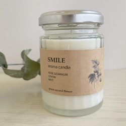 SMILE 　スマイル　アロマブレンド・キャンドル　甘く芳醇な香り　心と身体に♬ 3枚目の画像