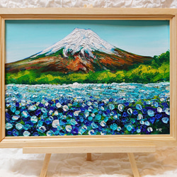 油絵（青い実） 油絵（青い実）