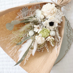 ドライフラワー プリザーブドフラワー 花束 スワッグ ブーケ スワッグ