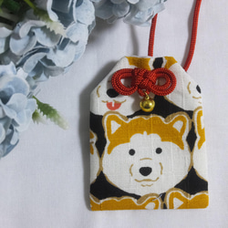 お守り袋 白文鳥 送料無料 ロング・ショート兼用【 お守り 鳥 トリ 白