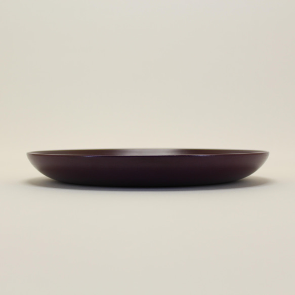 Ishiko　石粉塗り　平皿　紫 2枚目の画像