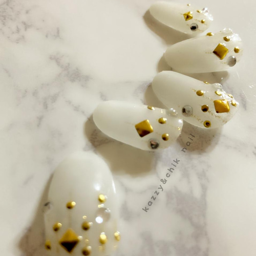 ネイルチップ×2 FASHION NAIL XZF-002 ネイルチップ スクエア ミディアム