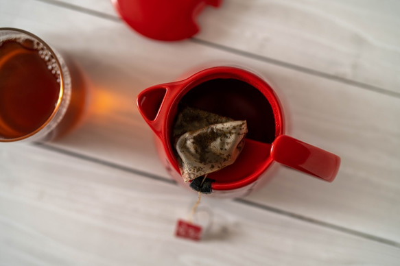 『ティーバッグ用』ティーポットと8種のお茶セット『マンダリン』 3枚目の画像
