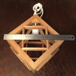 ペンダントライト　立方体(パターン1) 3枚目の画像
