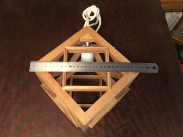 ペンダントライト　立方体(パターン1) 3枚目の画像