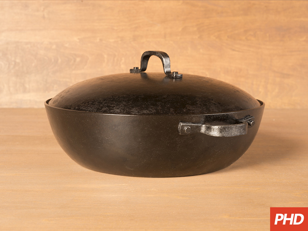 10インチ Real Classic グリルパン "Premiuｍ Heavy Duty" 蓋付きセット