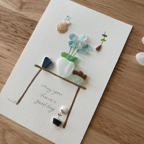 hirokoponシーグラスアートno.117 シーグラスアート 001 その他