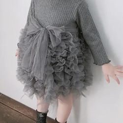 可愛い♡子供服　フリフリチュールワンピース 8枚目の画像