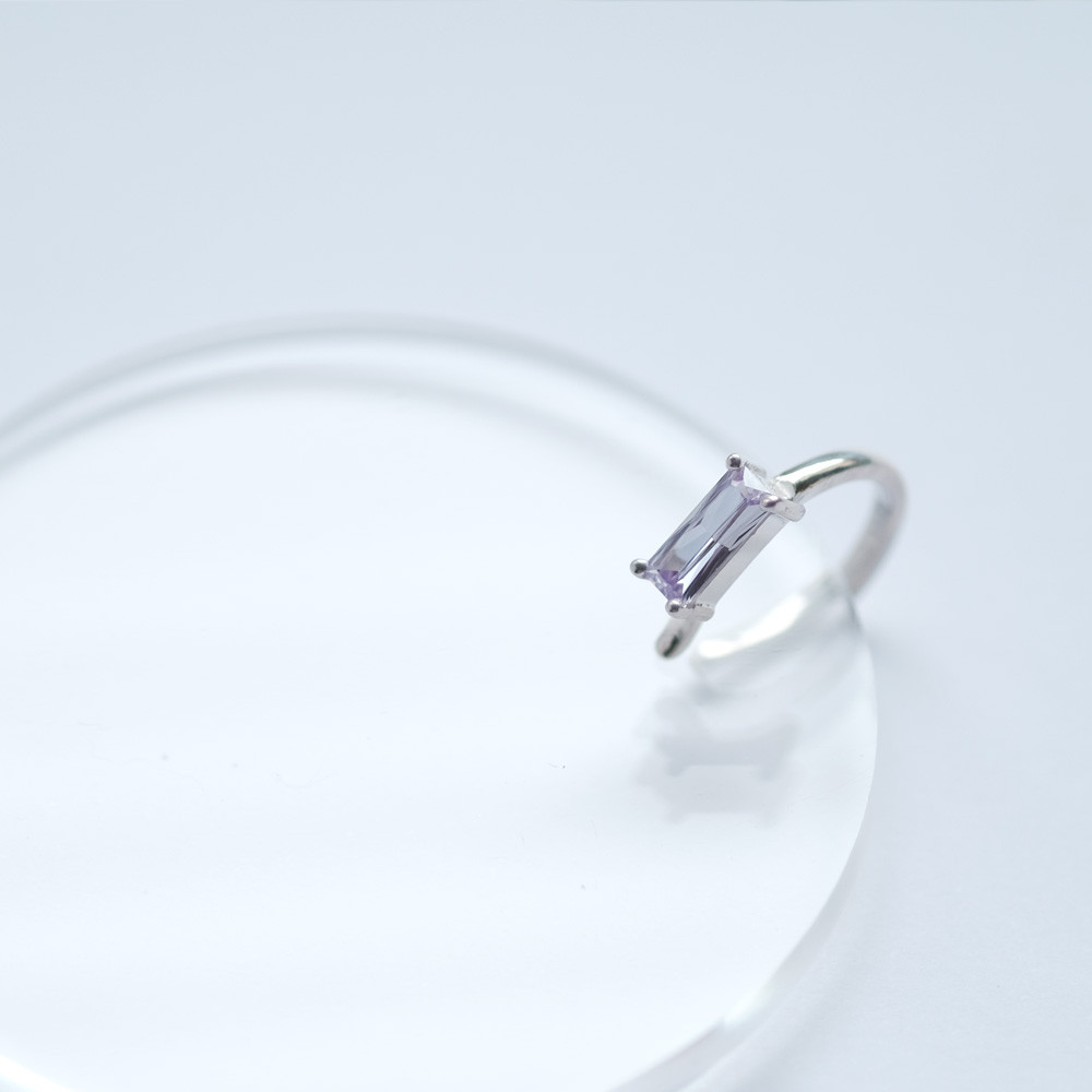 ラベンダーアメジスト イヤーカフ シルバー925