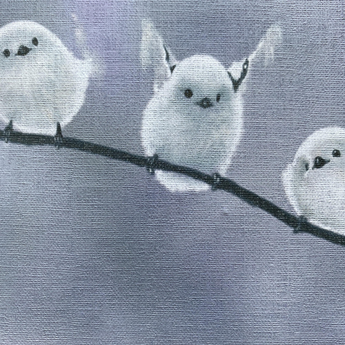 人気＊シマエナガのアートパネル 絵画 ansaku 通販 13365989｜Creema