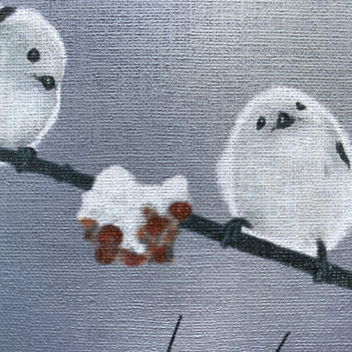 人気＊シマエナガのアートパネル 絵画 ansaku 通販 13365989｜Creema