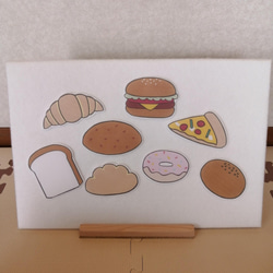 パネルシアター パン屋さんにお買い物  パン屋に５つのメロンパン 3枚目の画像