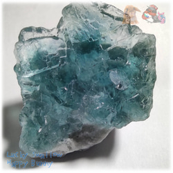 未使用　天然石　香炉　蛍石　フローライト　三足　獅子頭　象耳　希少 ◇ 秘蔵品 宝石質 特殊希少カラー ブルーフローライト 欠片 結晶