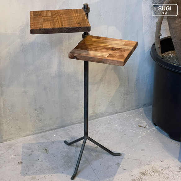 ＼送料無料／[LV Shelf]回転シェルフ ラック 棚 マルチウェイ サイドテーブル アイアン家具 観葉植物-155- 木材 K1274032187(9789円)