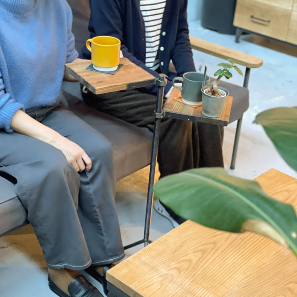 ＼送料無料／[LV Shelf]回転シェルフ ラック 棚 マルチウェイ サイドテーブル アイアン家具 観葉植物-155- 木材 K1274032187(9789円)