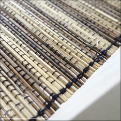 バンブーランチョンマット(6枚セット) プレースマット 手編み 敷物 テーブルウェア キッチン雑貨 ナチュラル 5枚目の画像