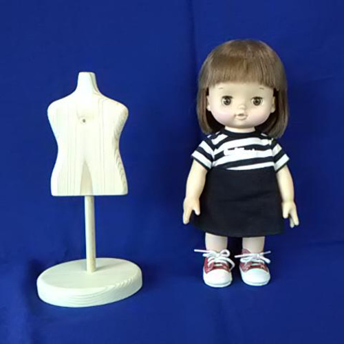 幼児ドール用白木のトルソー その他人形 studio-crear 通販 13366476