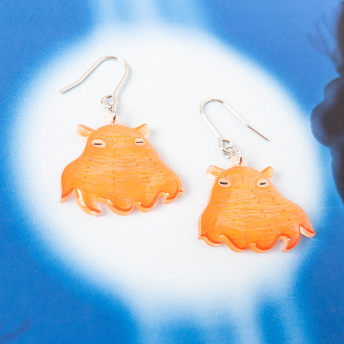 メンダコ＊ピアス/イヤリング ピアス（フック・チェーン） ねぎねぎ 