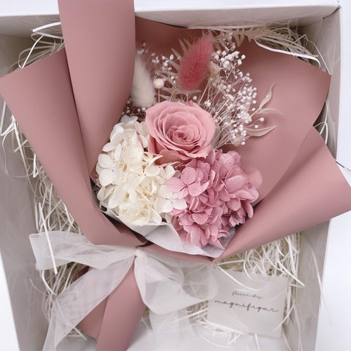 再販×12 ピンク系 ♡Box in ラッピングブーケ♡ローズシリーズ 再販×12 ピンク系 ♡Box in ラッピングブーケ♡ローズシリーズ