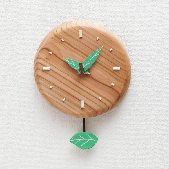 　手作り木の振り子掛時計 1枚目の画像