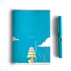 ★福袋★　帆船　海　貝殻　手帳　レターセット　ポストカード 2枚目の画像
