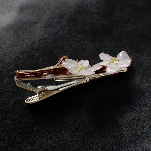 桜✴︎ネクタイピン-Botanical- タイピン・カフス HaruE お花