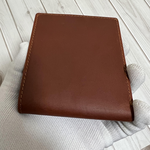 希少性 イタリアンレザー コンパクト ミニ財布 「オイルド