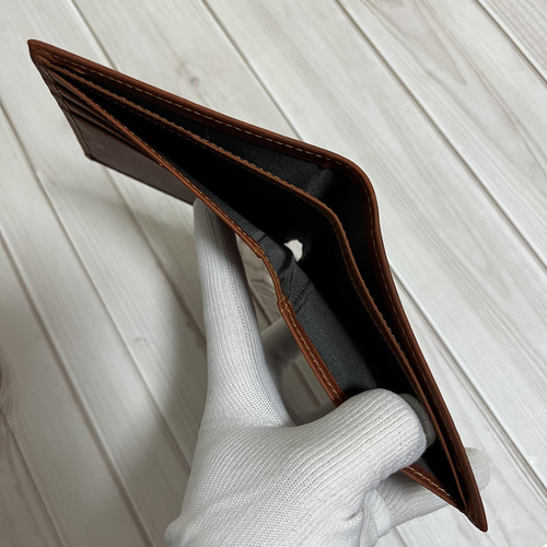 希少性 イタリアンレザー コンパクト ミニ財布 「オイルド