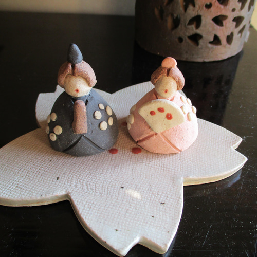 桜雛（小） ひな人形・雛飾り ギャラリー陶花 通販 13368694｜Creema