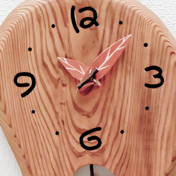 　木の振り子掛時計 2枚目の画像