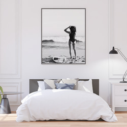 海灘衝浪女孩 / 室內海報外國藝術 2 件套 / 2948 第3張的照片