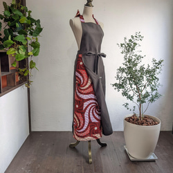 A.Nene✿ カラーが選べる ラップ・カシュクールドレスエプロン 国産