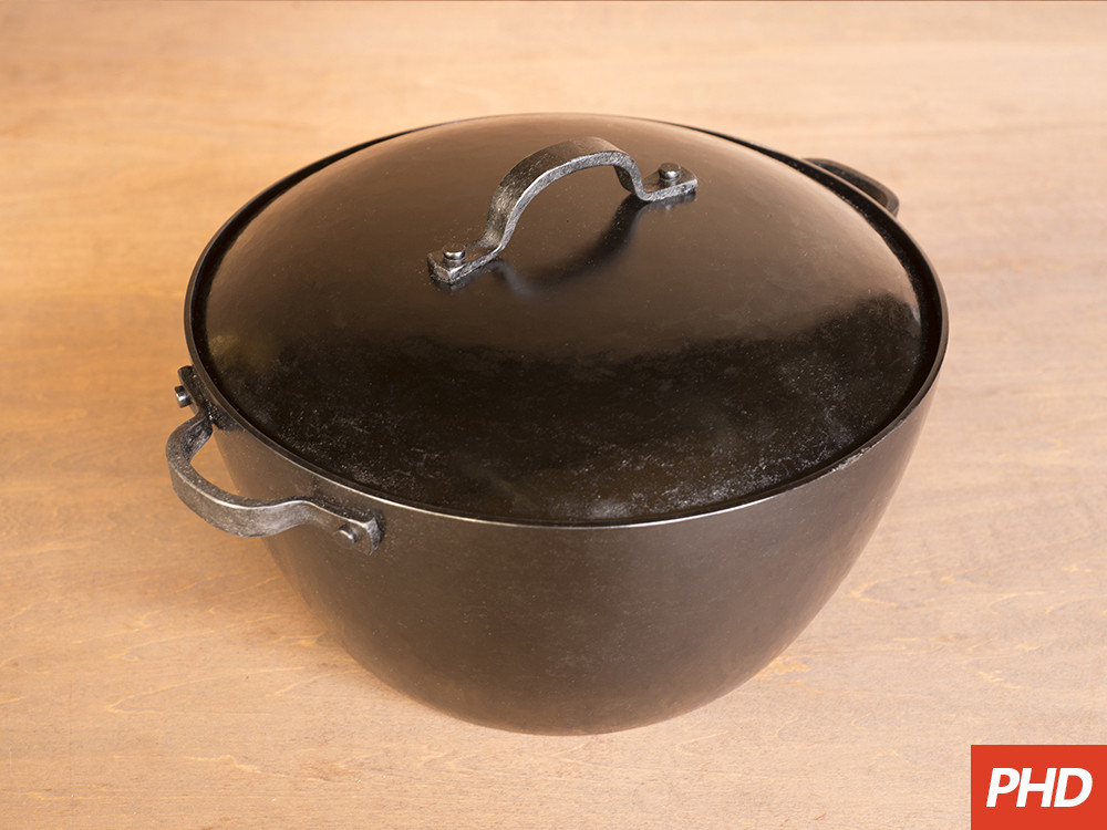 9インチ Real Classic 鉄釜 "Premium Heavy Duty" 蓋付きセット