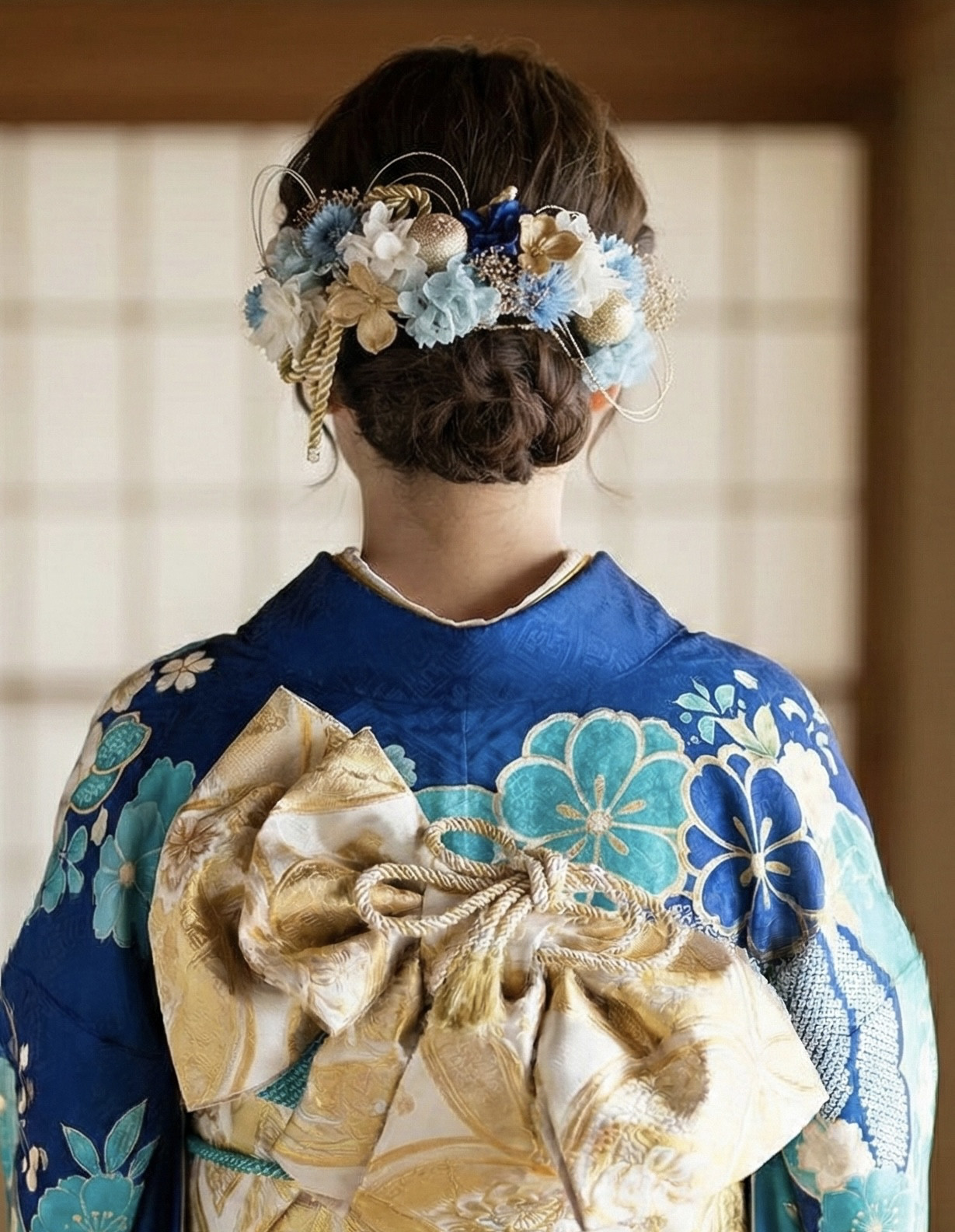 空木uthuki ヘアドレス　金箔プレゼント　ヘアパーツ　振袖　成人式　袴　卒業式