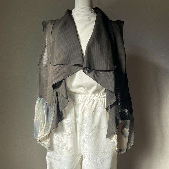 絽縮緬留袖リメイク 絽縮緬留袖リメイク