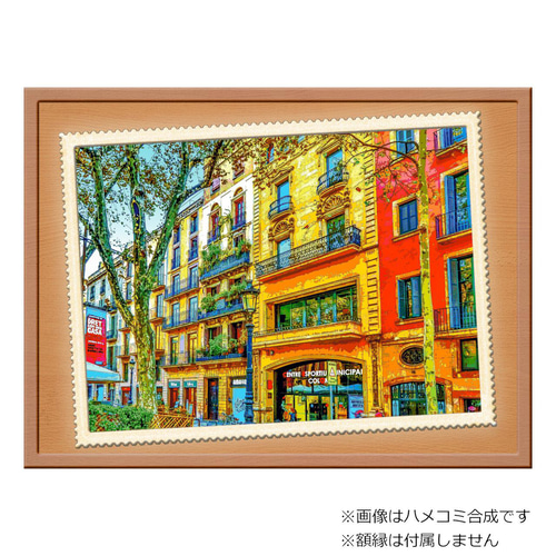 選べる3枚組ポストカード】スペイン バルセロナの街角【作品No.307