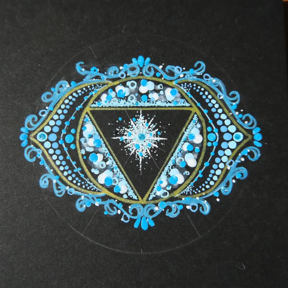 チャクラヒーリング曼荼羅（第6チャクラ）高次との繋がり・睡眠障害