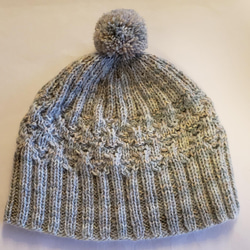 枝編み模様の帽子 1枚目の画像