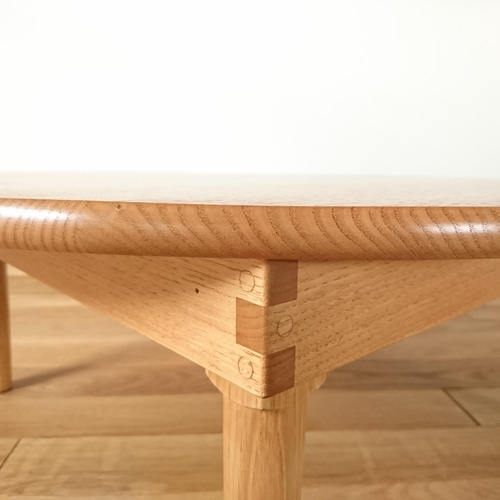 柿渋塗装のちゃぶ台 ローテーブル・リビングテーブル umebachi  