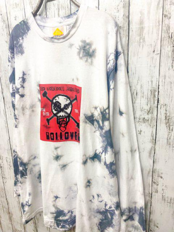 ROLLOVER タイダイ　ロングスリーブTシャツ　XLサイズ SW1-71 3枚目の画像