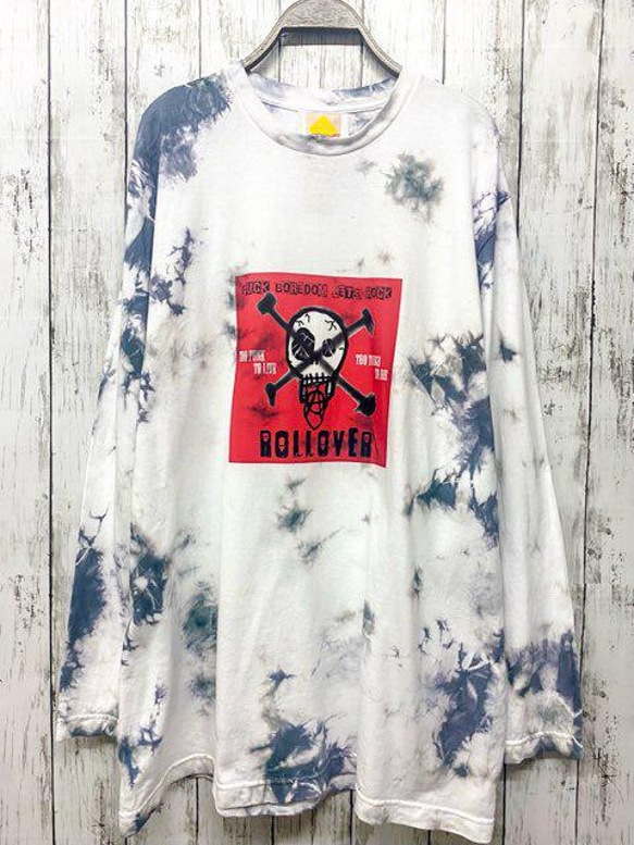 ROLLOVER タイダイ　ロングスリーブTシャツ　XLサイズ SW1-71 1枚目の画像