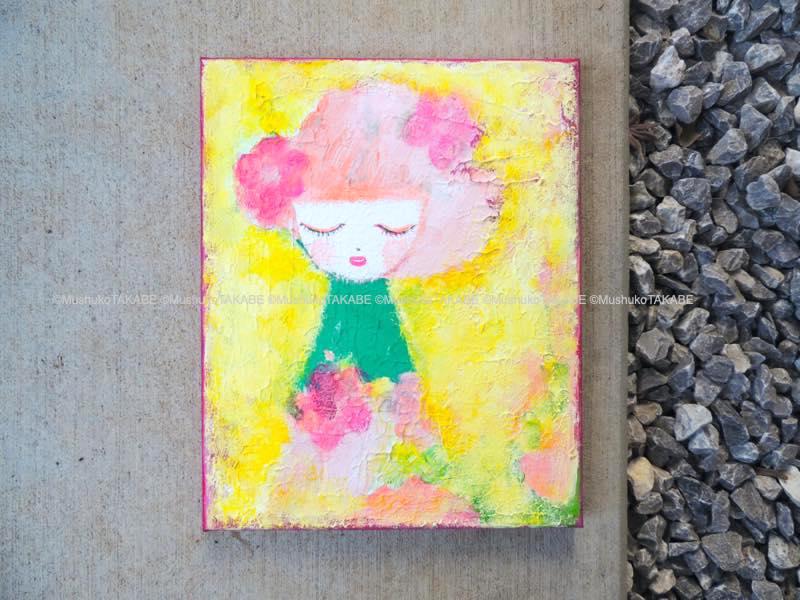 shining in the sun] #原画 #アート #絵画 #イラスト #女の子